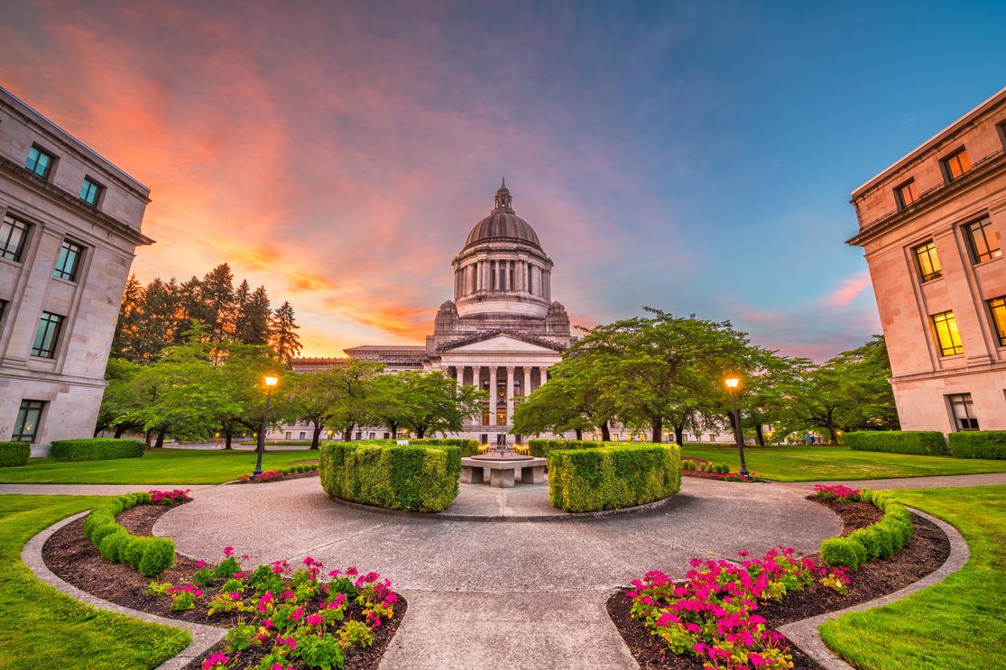 Washington Olympia state capitol P7GG4W