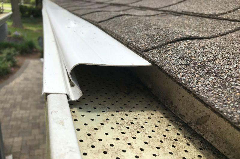 Under-Shingle Surface Tension Gutter Guard