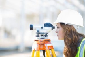 Female construction worker