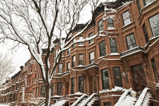 Brooklyn homes in winter