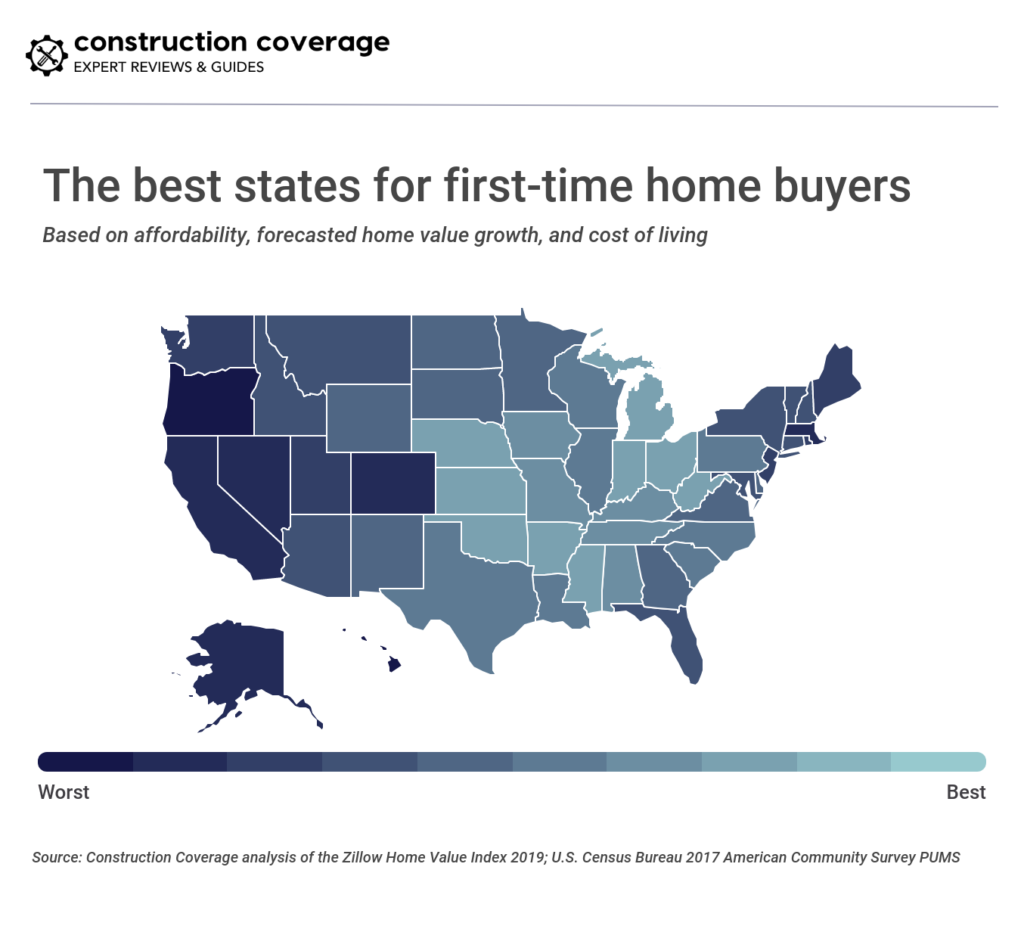 The best states for first-time home buyers