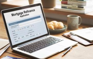 Mortgage refinance application