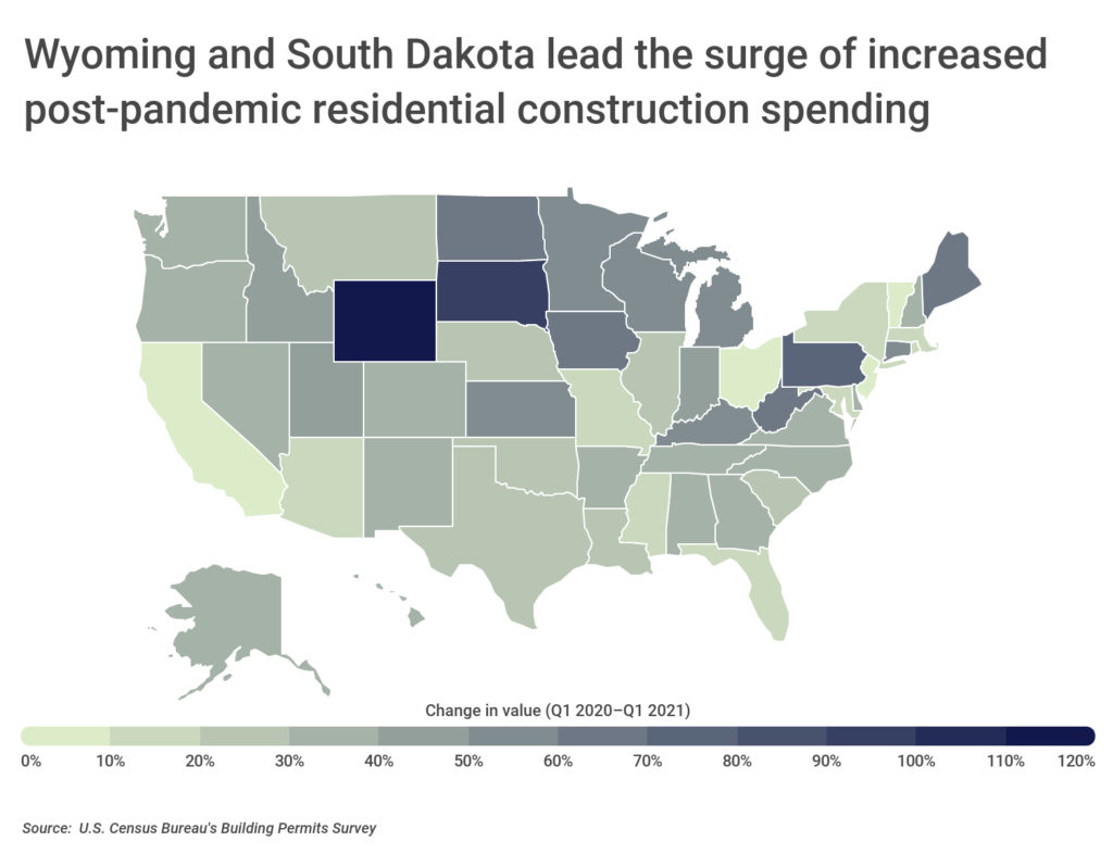 U.S. Cities With The Biggest Increase In Construction Spending Since ...