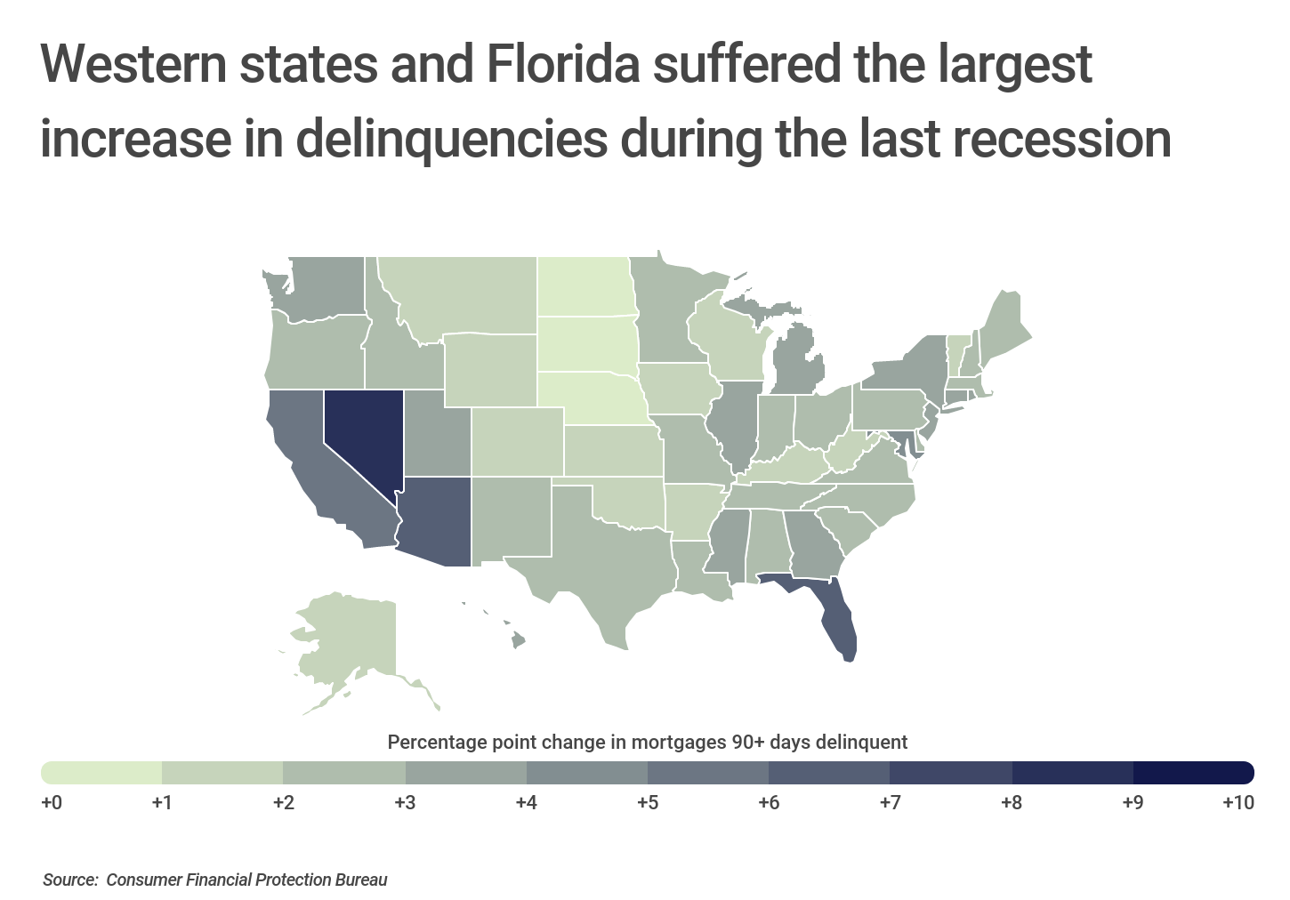 Chart2_Western states and Florida suffered largest increase in delinquencies