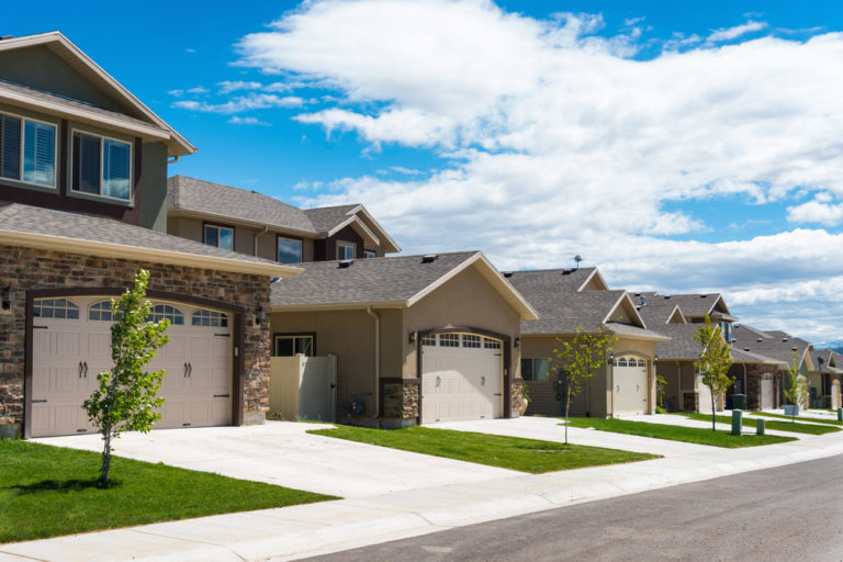 Suburban homes
