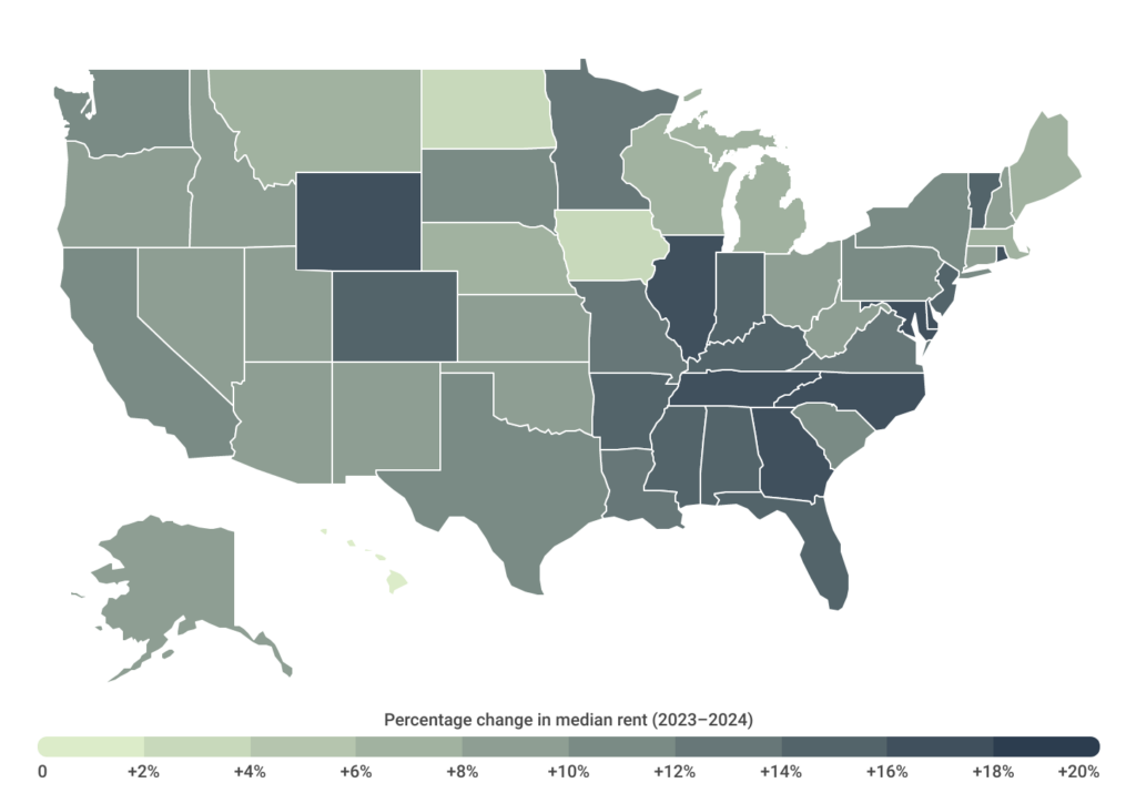 Cities With the Biggest Change in Rent Prices [2024 Edition