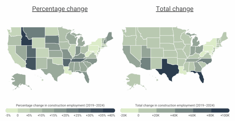 Cities With the Most Construction Workers [2025 Edition]