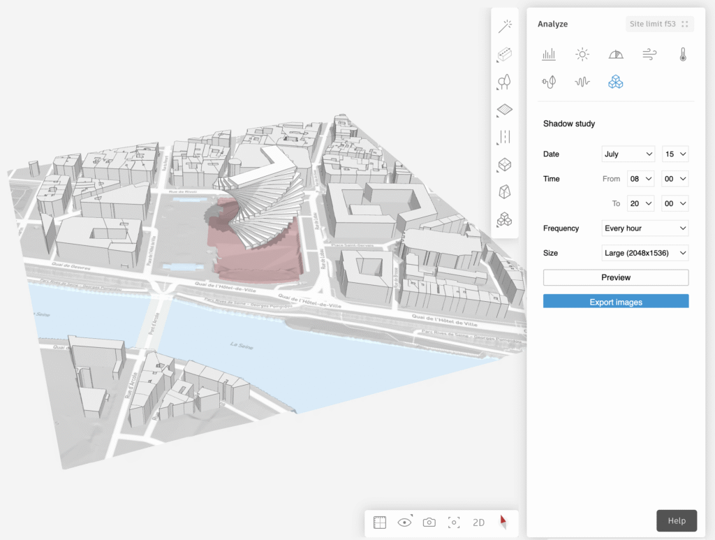 Autodesk Forma Interface Screenshot