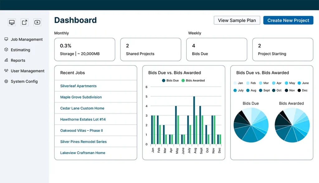 Square Takeoff Main Dashboard & User Interface Screenshot